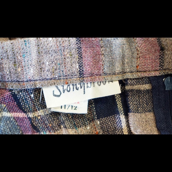 *Perfect for fall* Vintage plaid pleated skirt - Picture 7 of 7